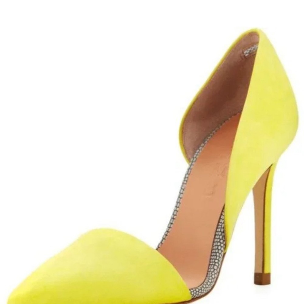 L.A.M.B. Vibrant Yellow Heels